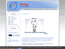 Tablet Screenshot of bioavan.com
